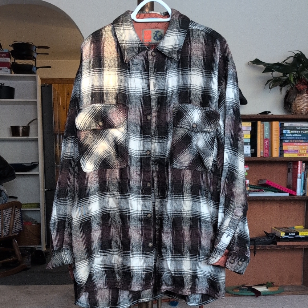Vintage Early 90's IOU Men's Plaid Shirt